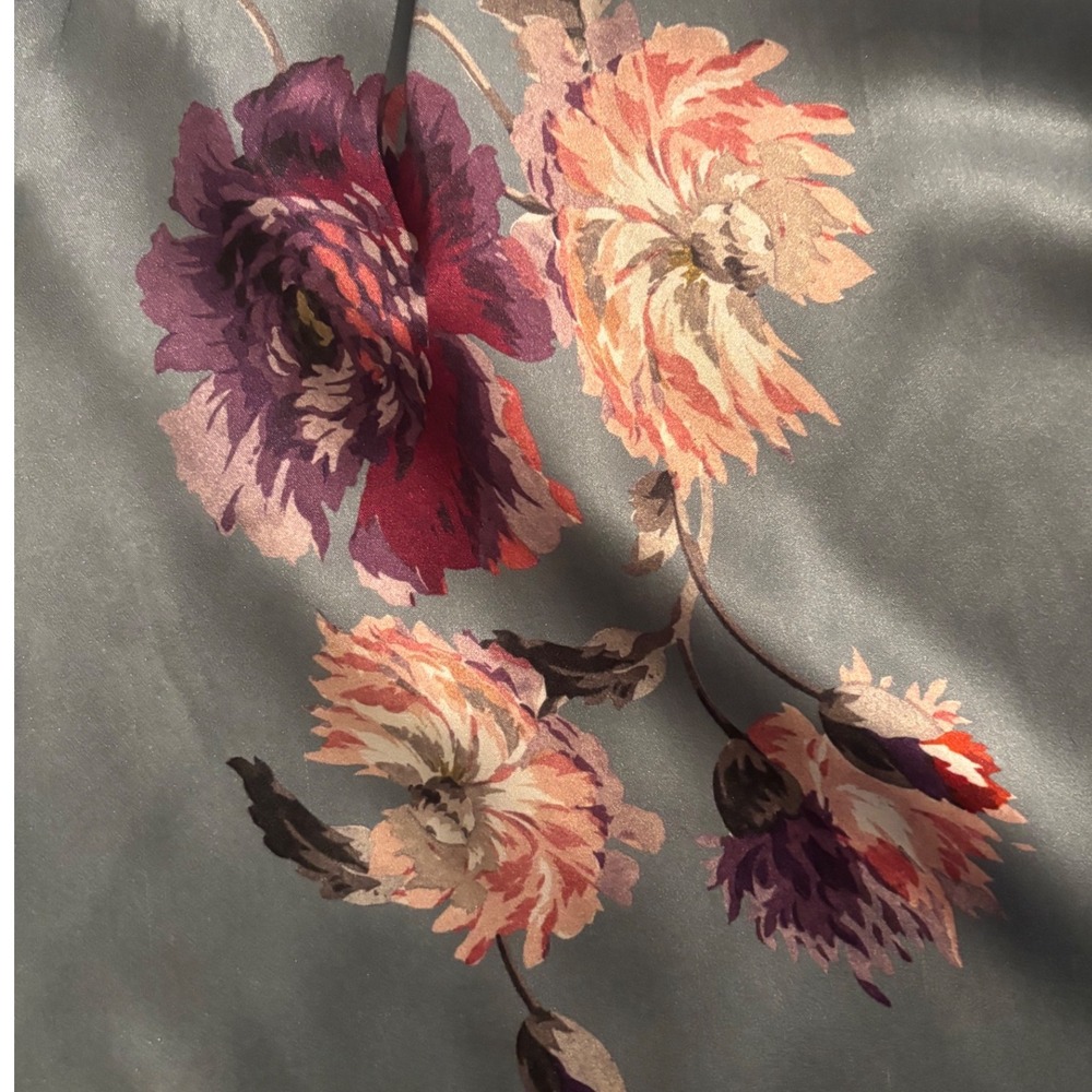 Rebecca Taylor Simone Fleur Silk Blouse in the "Duck Egg" size - Picture 10 of 11